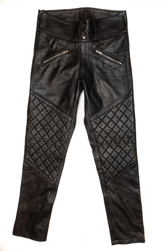 Women's Leather Pants - Style 1