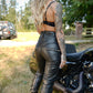 Women's Leather Pants - Style 2