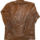 Preacher Shirt - Distressed Camel Brown Leather