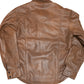 Western Shirt - Distressed Brown Leather