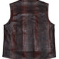 Carpenter Vest - Ox Blood Dragon Leather