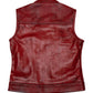 Women's Moto Vest - Red Dragon Leather