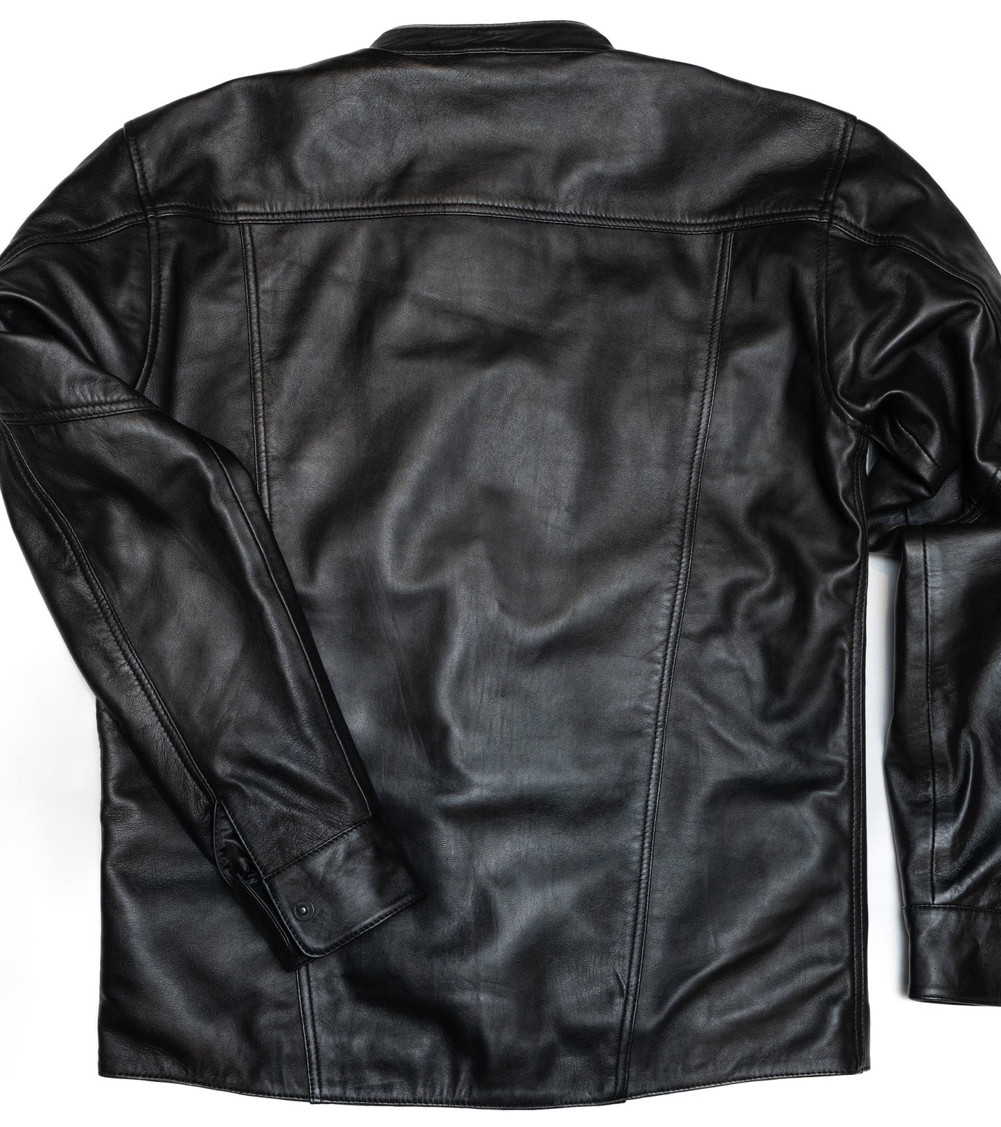 Preacher Shirt - Black Leather