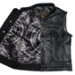 Women's Cali Cut Vest - Embossed Dragon Leather